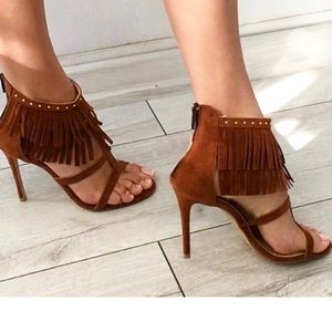 Shoes - Brand New Suede High Heel Sandals From Europe Shoes - Brand New Suede High Heel Sandals From Europe